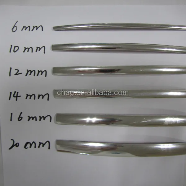 Flat Pvc Chrome Extrusion Moulding Trim Strip For Car And Article