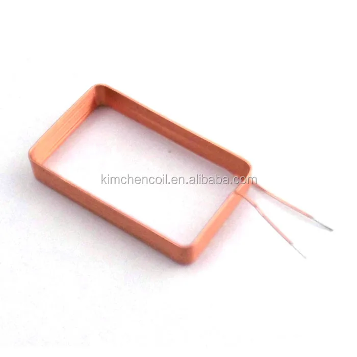 Magnetic air core self bonded coil hollow copper coil without bobbin