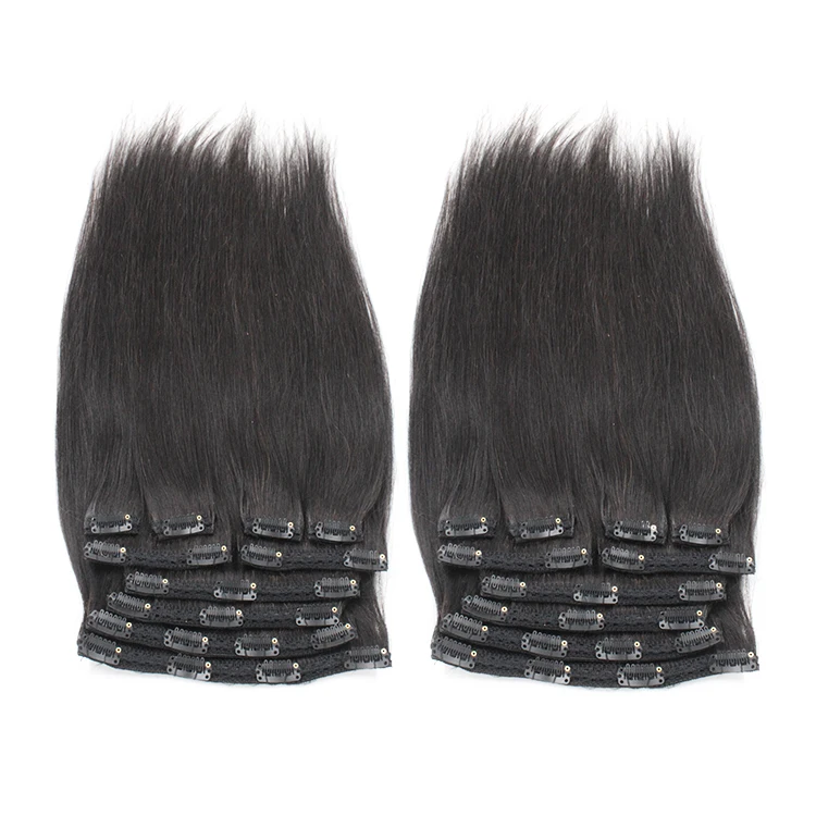 

New Hair Style 100% Human Hair Clip In Hair Extensions