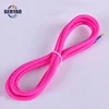 Wholesale rose cloth covered wire, cotton wrapped electrical wire fabric