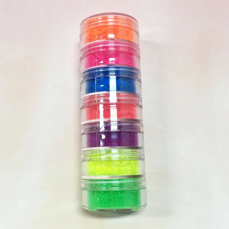 

High Quality neon eyeshadow pigments 7 Colors per Set