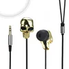 Professional Customized Skull Wired In-Ear Earphone MP3/MP4 Metal Headphones