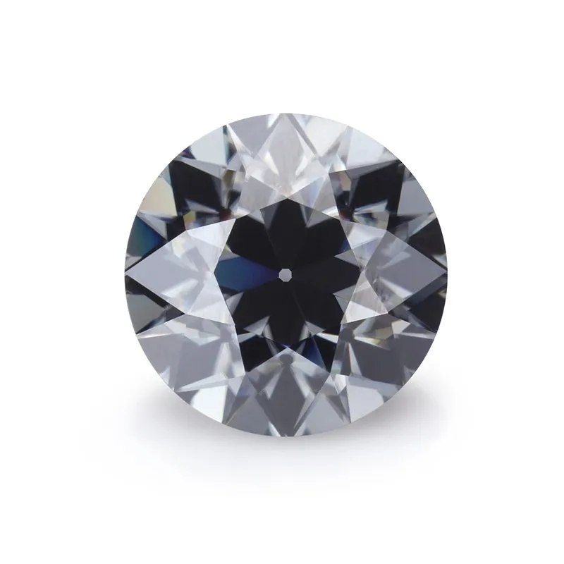 

Starsgem dark grey moissanite round old european cut loose grey oec moissanite