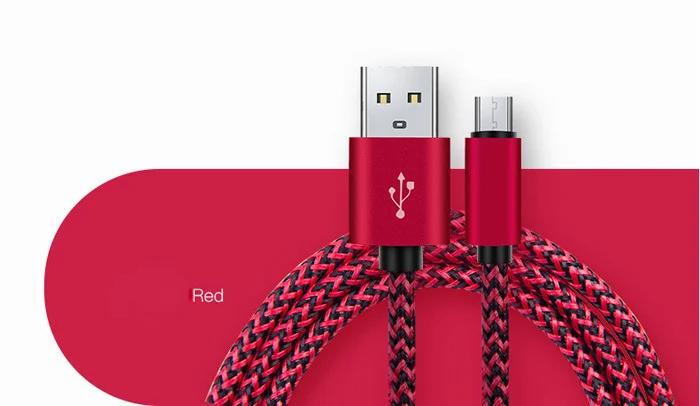 2018 Braided Nylon Aluminum Fast Speed 1Meter Usb Type C Cable , High Quality Micro Usb Cable