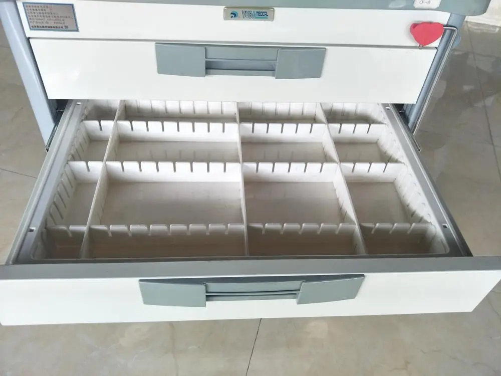 medical trolley with 5 drawer/drug cart for ward