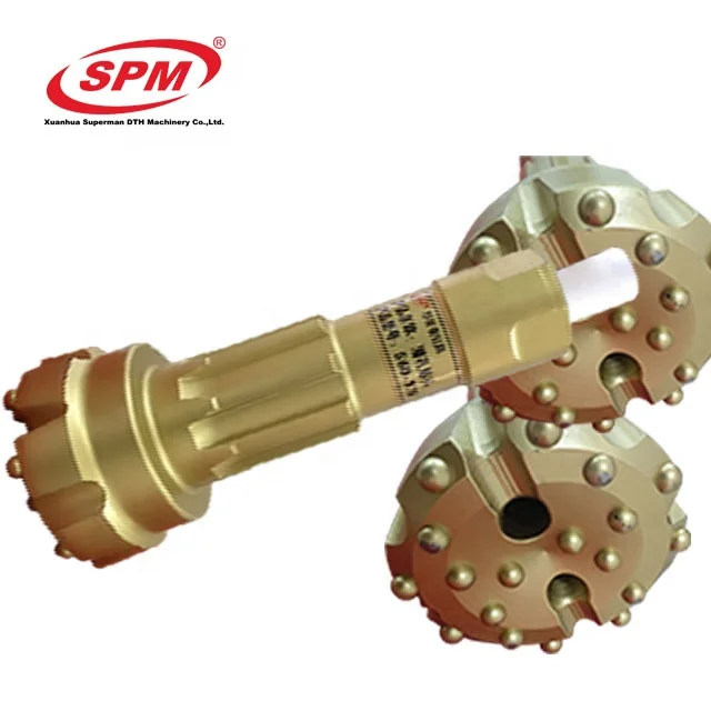 
SPM360 165mm 178mm borehole DTH oil drilling bits tools for DHD360 High air pressure rock dth hammer button bits and bits 