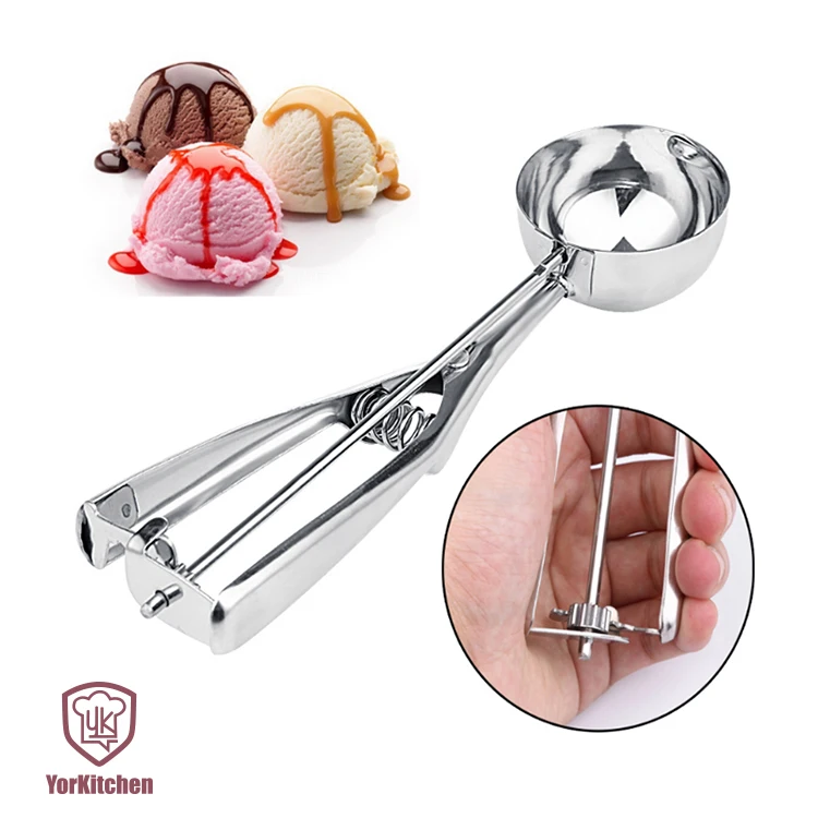 

Amazon Metal ice cream spoon ice cream baller, Stainless steel