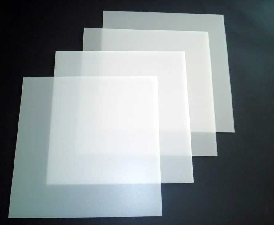 
polystyrene light diffuser sheet white 1mm 