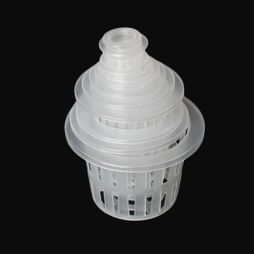Hydroponics Slotted Mesh Pot Plastic Net Pots