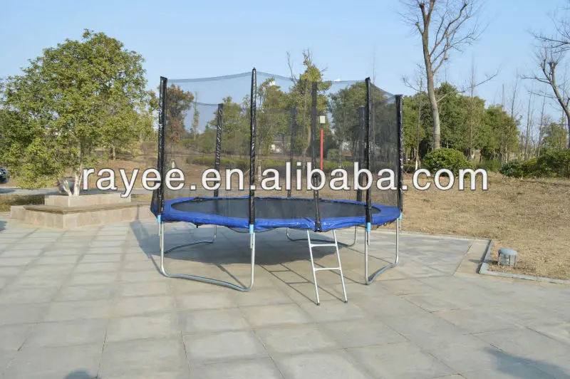 12ft Cheap Trampoline With Enclosure For Sale / Trampolines Baratos Con