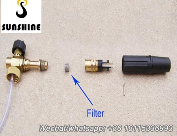 Good quality Snow foam lance stainless steel compressed knitted mesh filter