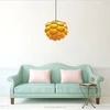 LAMPZ00E A-01Y E14 / E27 Concise Style Pine Cone Shaped Wooden DIY Lamp Shade (Ellipse), Not Included Light Bulb, Cable and Lam