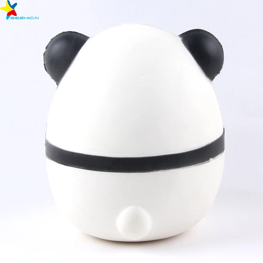 Wholesale for Amazon jumbo colorful panda soft squishy slow rising squeeze kids toy gift