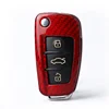 Carbon Fiber Car Remote Fold Key Case Shell Cover for Audi A1 S1 A3 S3 8P 8V RS 3 A4 B6 B7 A6 S6 C6 Q2 Q3 8U Q7 R8 TT S RS 8J