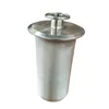 Triclamp adapter 6 inch top cap 5 micron SS316L stainless steel OD150mm sintered wire mesh screen tube filter