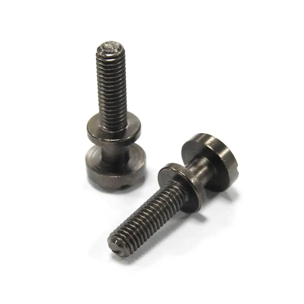 
Black Nickel Plating M6 Pan Head Phillips Drive Machine Carbon ]Steel Screw With Washer 