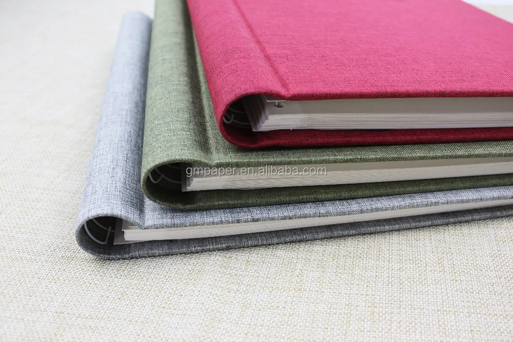 Cloth Cover Photo Album Wholesale Spiral Bound Picture Album Hot Sale