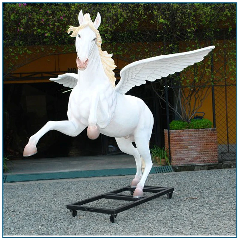 life size plastic horse statue