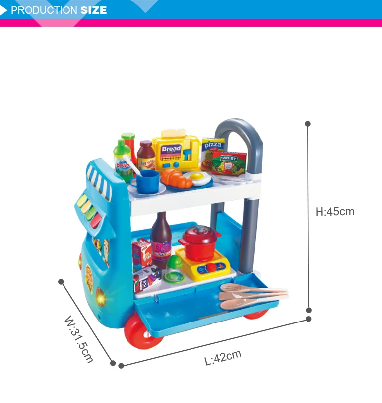 food cart play set