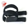 FPV Racing Drone Accessories Logo embroidery/printing Rubber backed Lipo Battery Strap with Metal Buckle