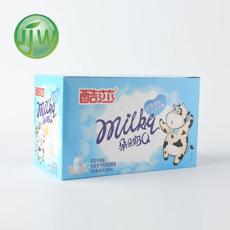 
Individually packed soft milk candy 