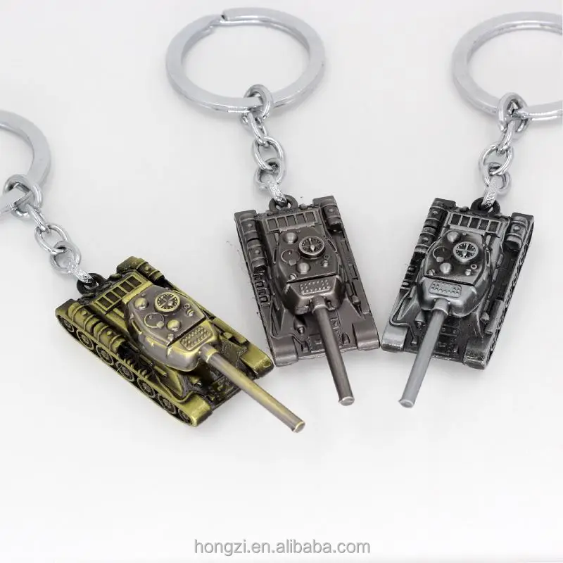 

Men Strap Wot Game World of Tanks Key Chain Alloy Metal Tan Model Pendent Keyring gift key chain ring holder car Fans souvenirs