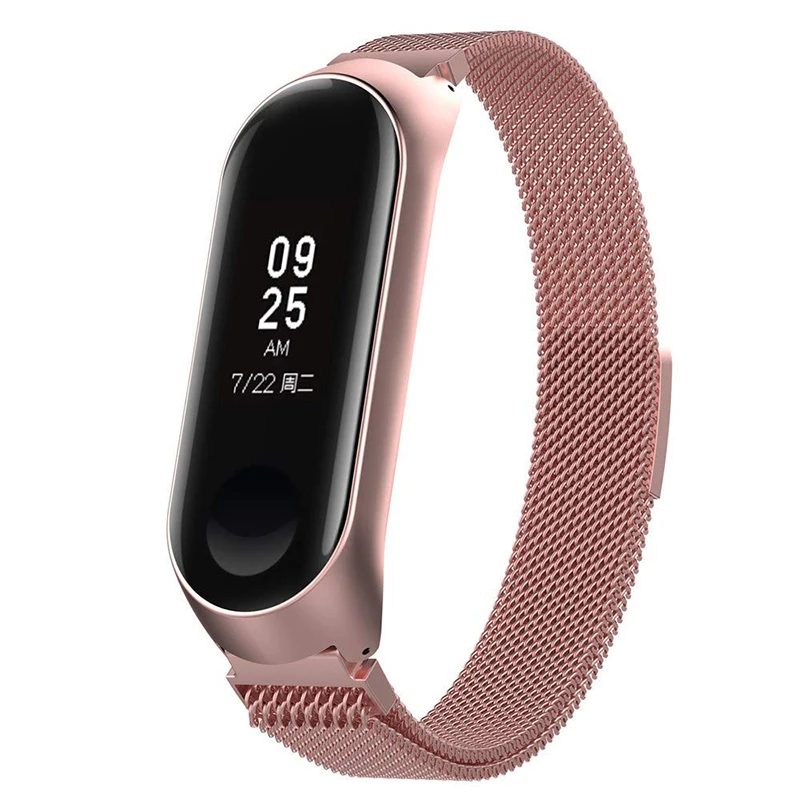 

Milanese Loop Replacement Band For Mi 3 Band, Stainless Steel Bracelet Wristband with Magnetic Closure For Mi Band 3