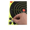8 inch Splatte Reactive Self Adhesive Shooting Targets with Florescent yellow
