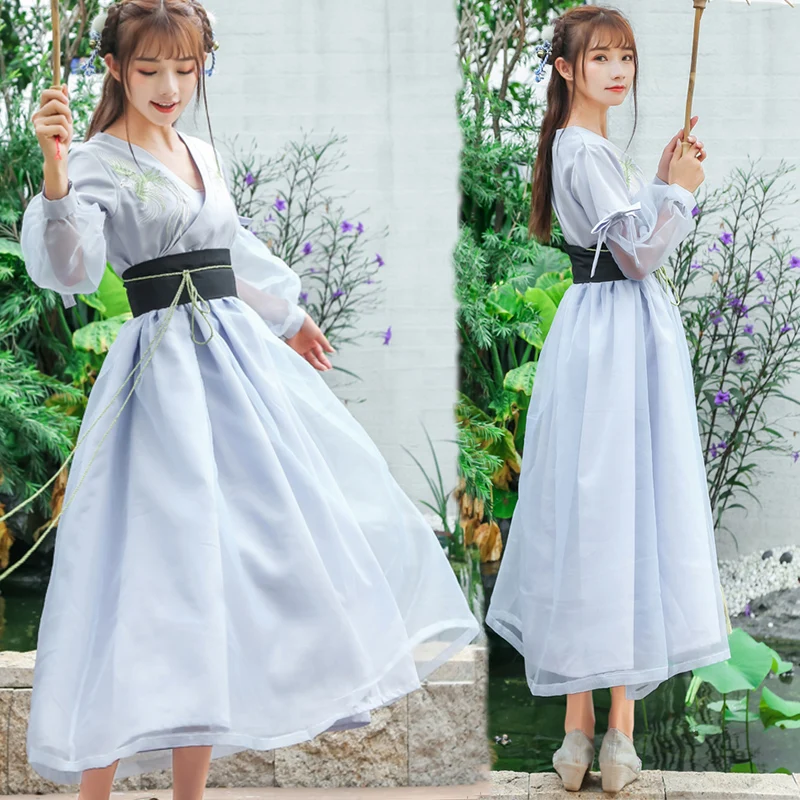 

Traditional Women Tang Dynasty Ancient Chinese Costume Beautiful Dance Dress Princess Han Dynasty Chinese Hanfu Clothing DL3240
