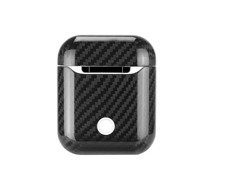 

SIKAICASE 2019 High Quality New Design Luxury For Air Pod Carbon Fiber Cover Case, Red, black
