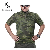 

Factory Custom High Quality Camouflage T Shirt Military Tactical Outdoor T-Shirt