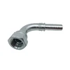 90 degree Great durability SAE braided hose fitting hydraulic fittings sale