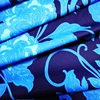 2018 Hot New Polyester Fabric With Flower Dyed Pattern