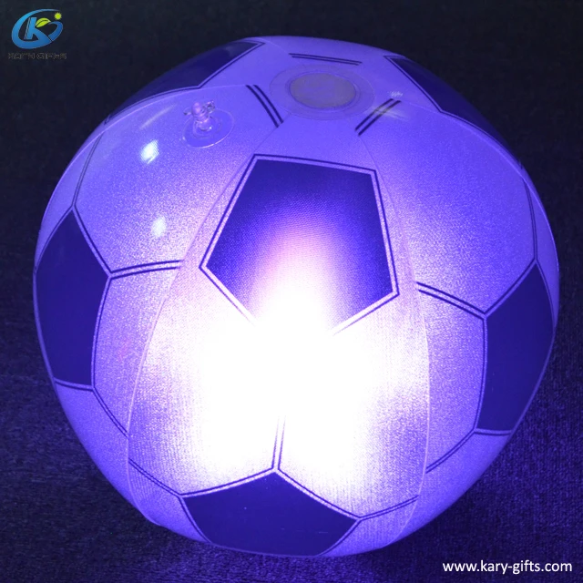 Glowing Beach Ball Party Event Concert Inflatable LED PVC Ball
