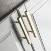 Rectangular brass handle pulls Knob Handle for cabinet handles copper furniture knobs and drawer