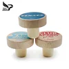 High quality solid wood synthetic cork wine cap in stopper
