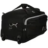 Light weight softsided carry-on travel trolley rolling duffle bag with wheels for men/women