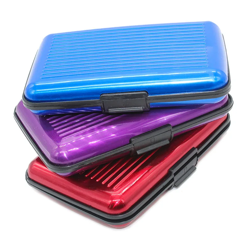 

Wholesale Promotional Gift Aluminum Credit Cards Case ID Card Holder Wallet