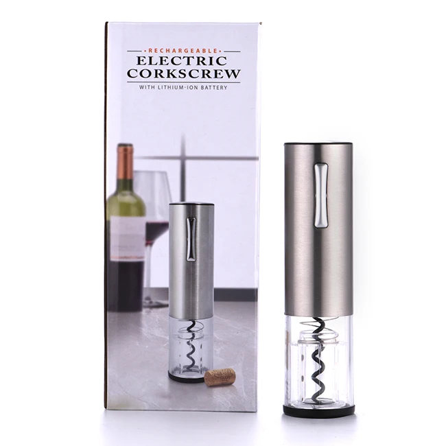 Antique Gift Set USB Charging Automatic Electric Wine Bottle Opener With Luxury Gift Box
