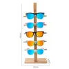 Modern Colorful Sunglasses 2019 custom bamboo Display Racks Display