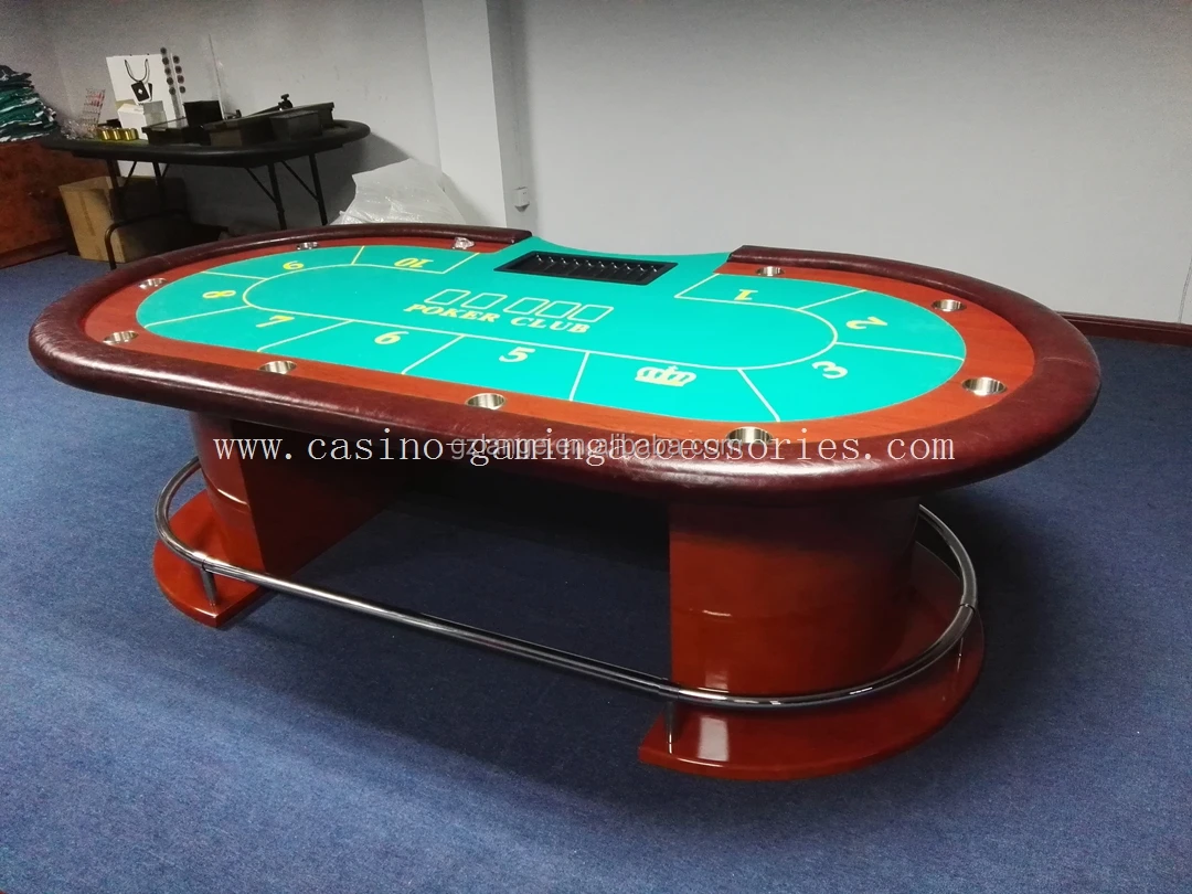 Gambling Table Used Texas Poker Table With Drink Holder And Replaceable