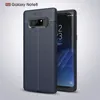 Newest Litchi Grain 360 Full Protective Soft TPU Leather Shockproof Phone Cover Case for Samsung Galaxy Note 8
