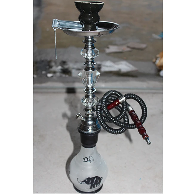 

whosale price custom logo glass dubai bottle hookah set