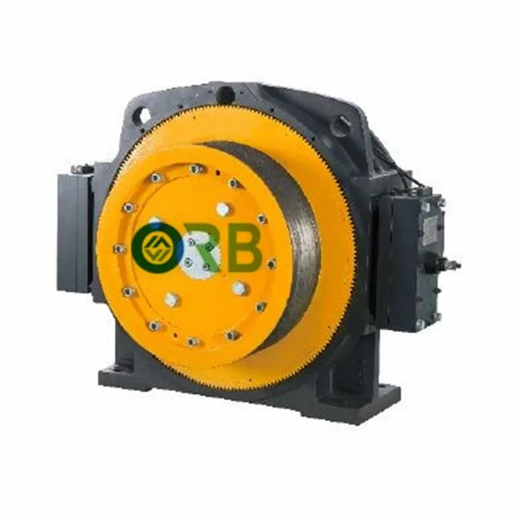 Gearless Elevator Motor NBSL WYJ103-08 Elevator Traction Machine, View ...