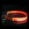 Best selling products 2018 Hot LED USB Rechargeable Dog collar wholesale dog collar hardware