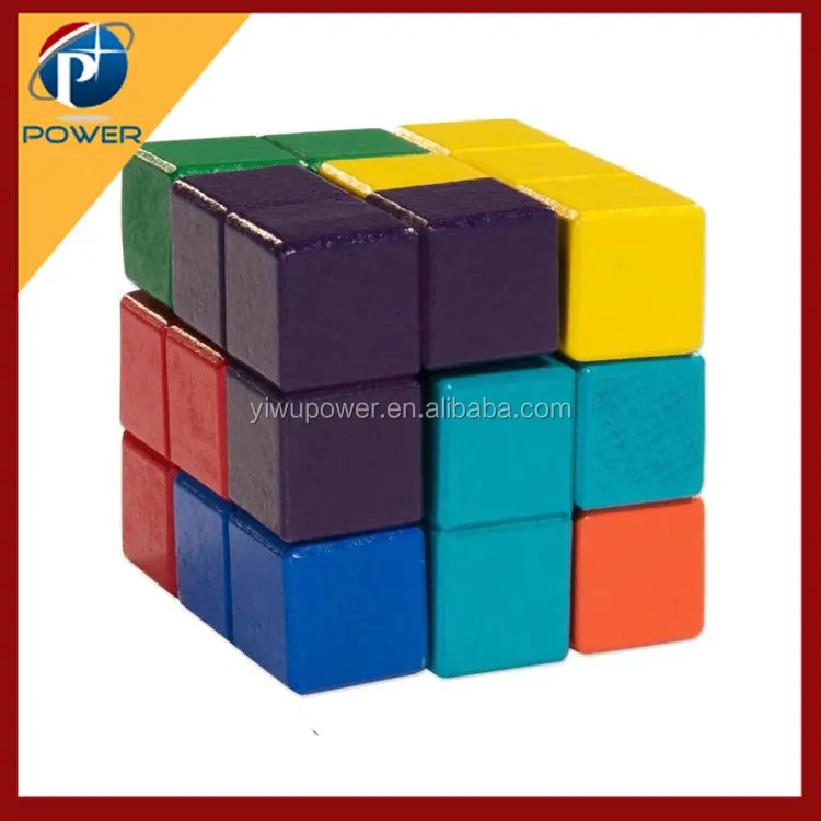 wooden puzzle cube