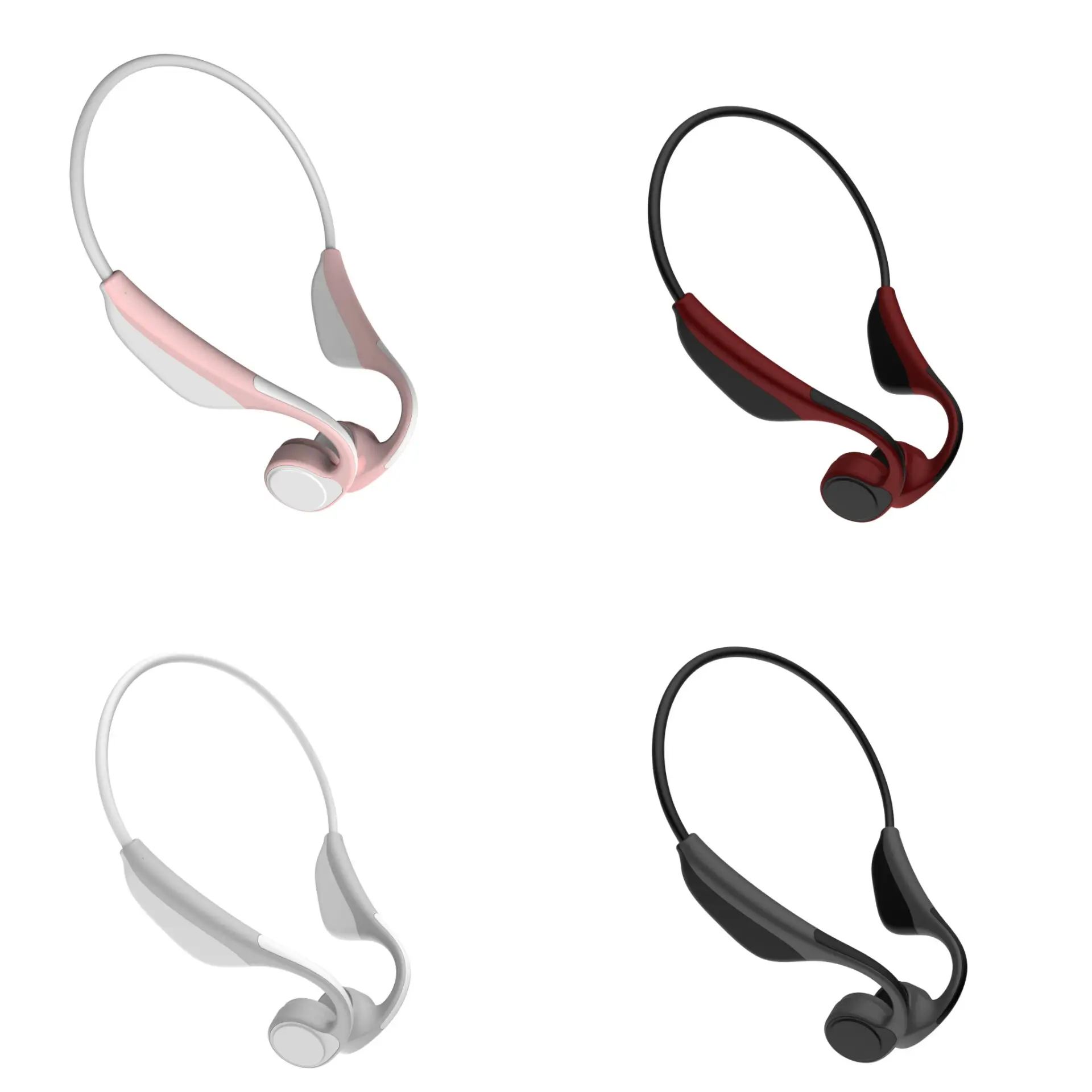 

Folding bone conduction waterproof and sweatproof portable earphone