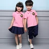 New design cotton kids kindergarten school uniforms