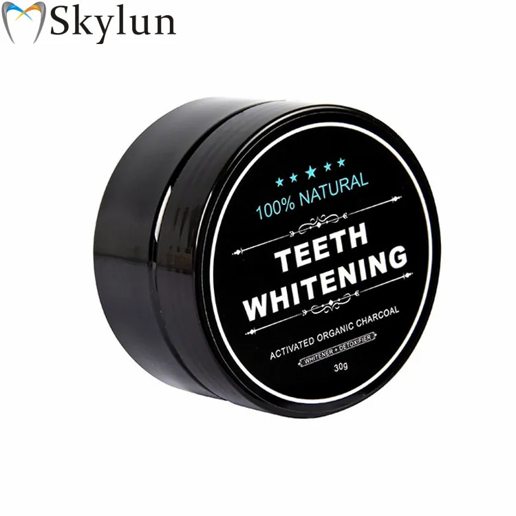 

Private Logo Label Bamboo Coconut Shell Activated Charcoal Teeth Whitening powder, Blue;white