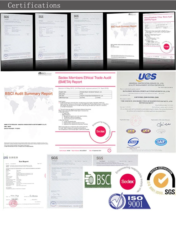 certifications